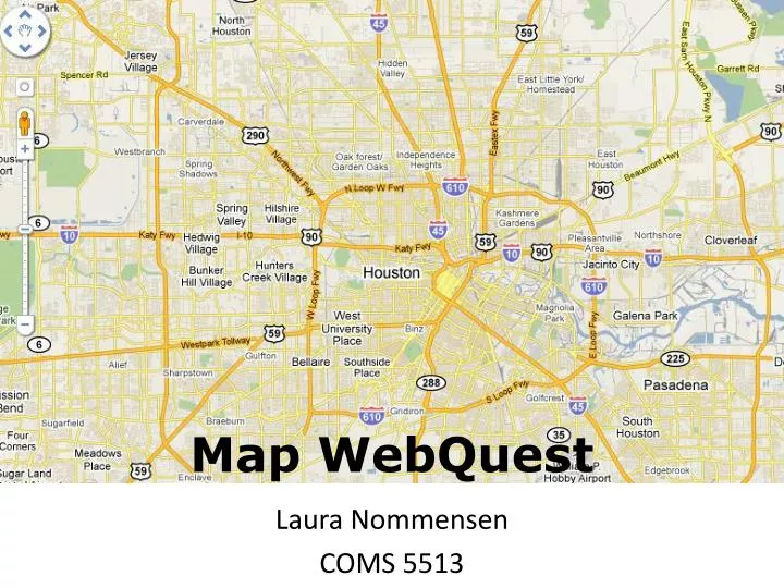 map webquest
