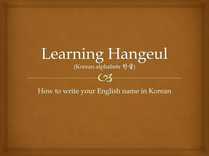 learning hangeul korean alphabets