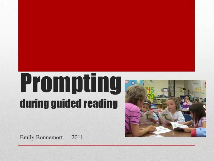 prompting during guided reading