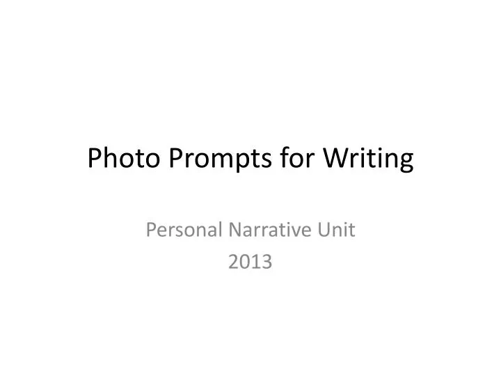 photo prompts for writing