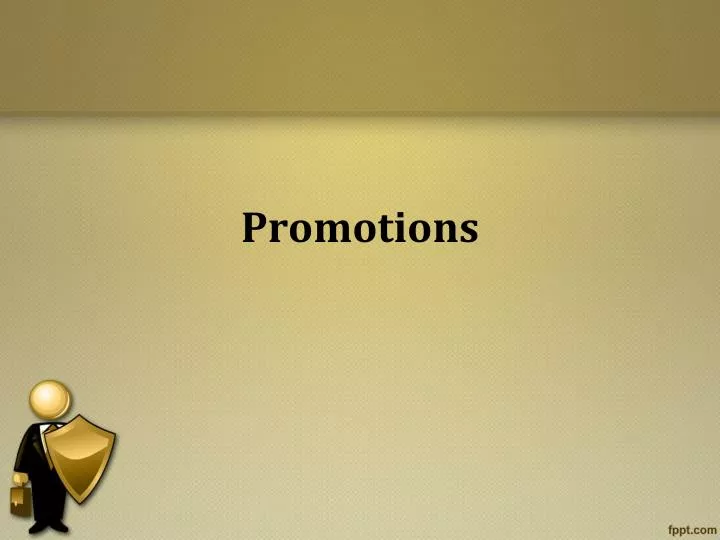 promotions