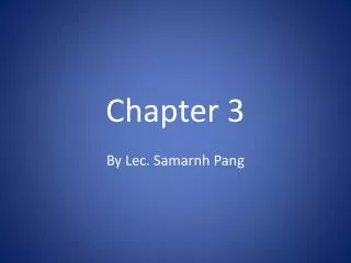 Chapter 3