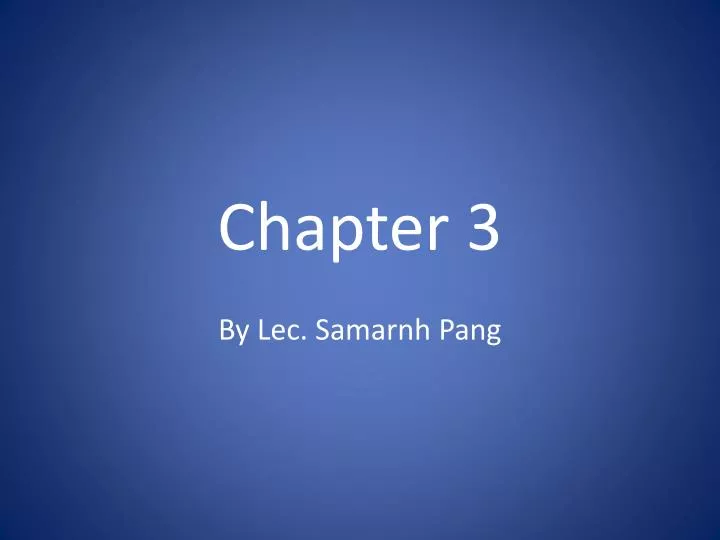 chapter 3