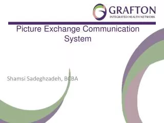 Picture Exchange Communication System