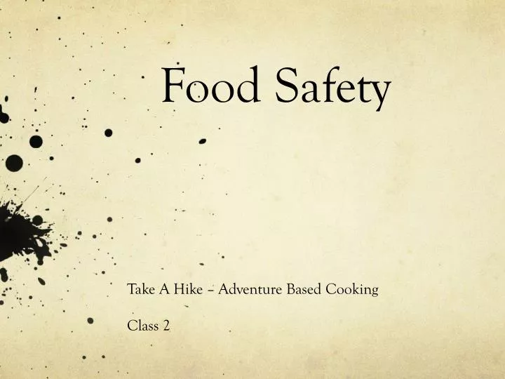 food safety