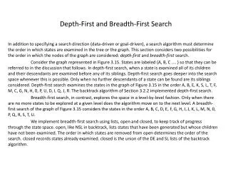 Depth-First and Breadth-First Search