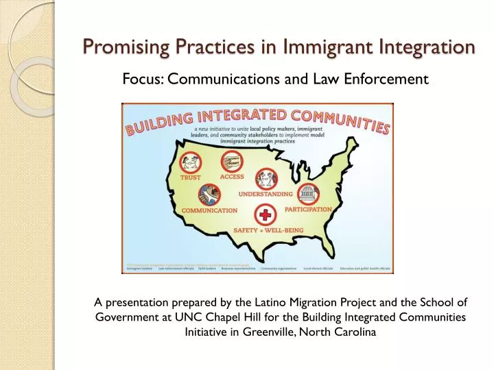 promising practices in immigrant integration