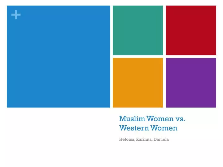 muslim women vs western women