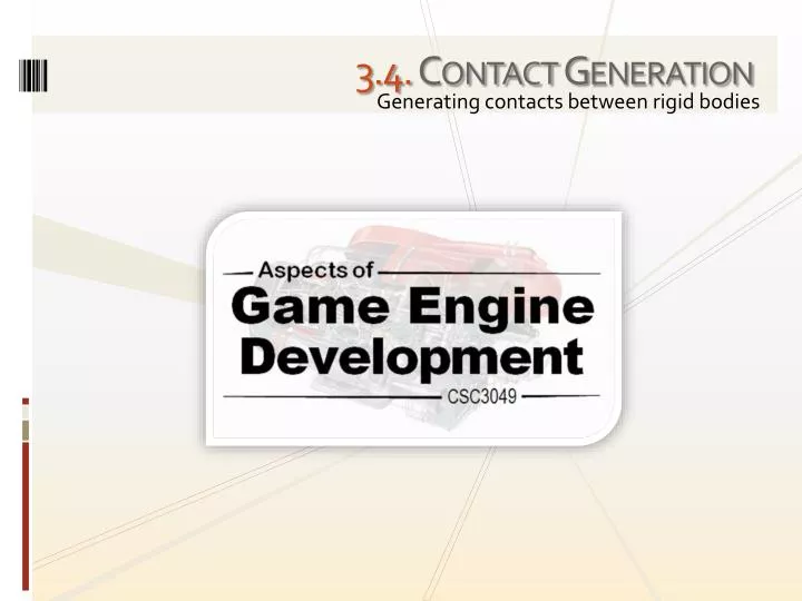3 4 contact generation