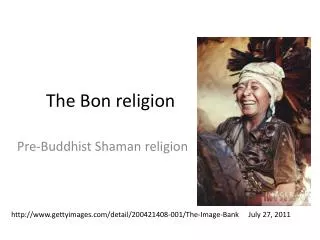 The Bon religion