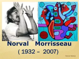 norval morrisseau