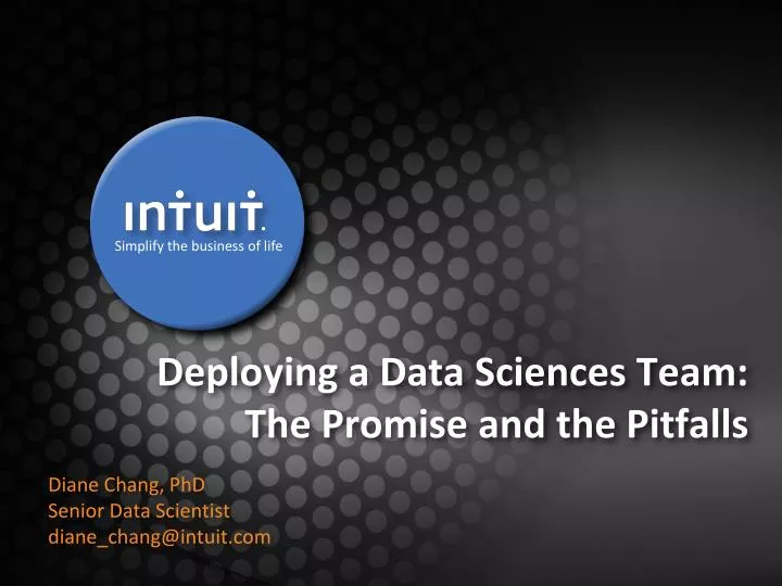 deploying a data sciences team the promise and the pitfalls