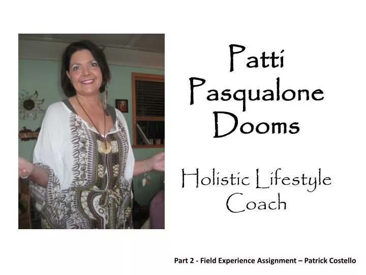 patti pasqualone dooms holistic lifestyle coach