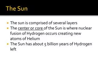 the sun