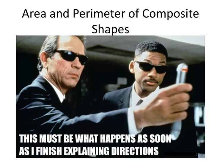 area and perimeter of composite shapes