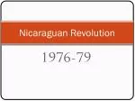 Nicaraguan Revolution - slide 1