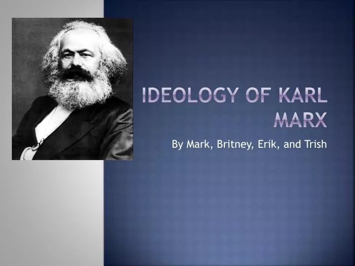 ideology of karl marx