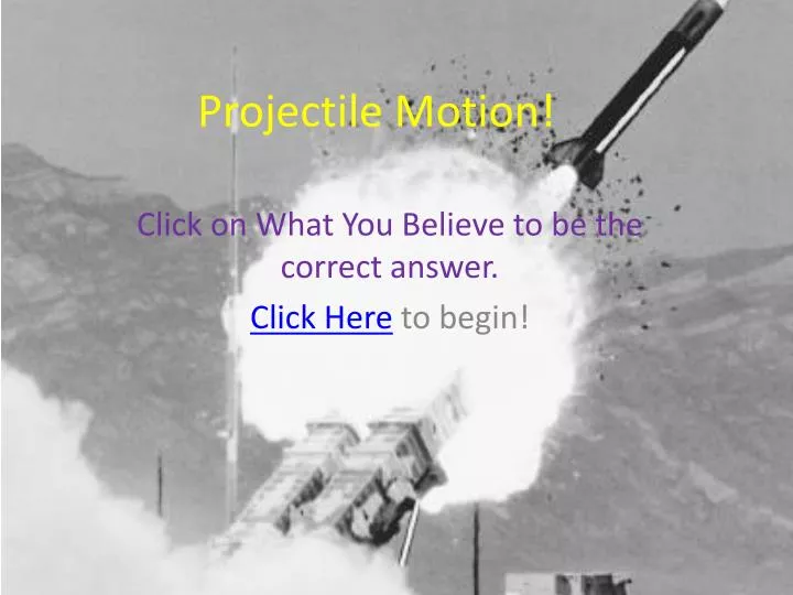 projectile motion