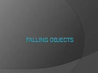 falling objects