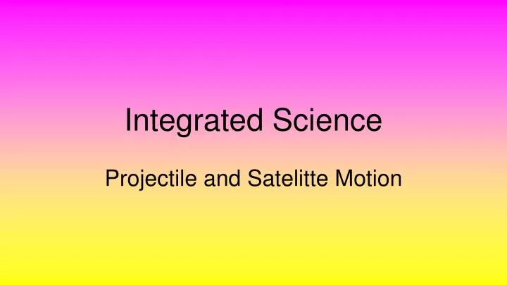integrated science