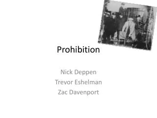 Prohibition