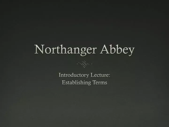 northanger abbey