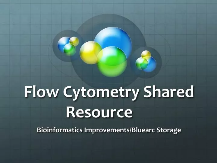 flow cytometry shared resource