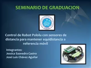 Control de Robot Pololu con sensores de distancia para mantener equidistancia a referencia móvil