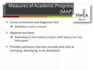 Measures of Academic Progress (MAP)