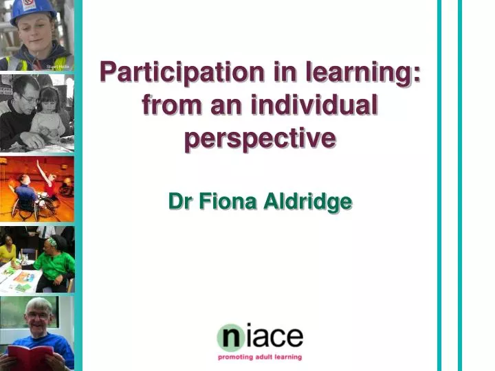 participation in learning from an individual perspective