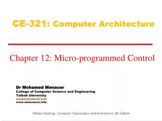 CE-321: Computer Architecture