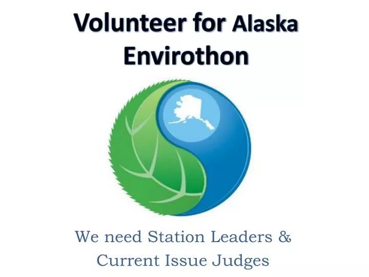 volunteer for alaska envirothon