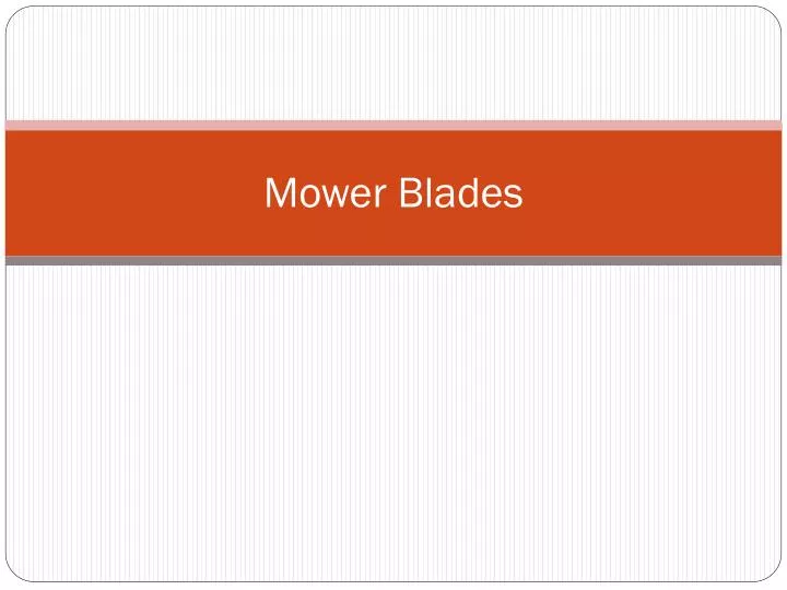 mower blades