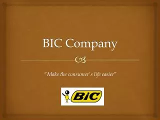 BIC C ompany
