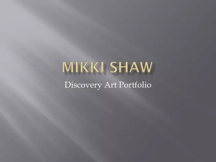 mikki shaw