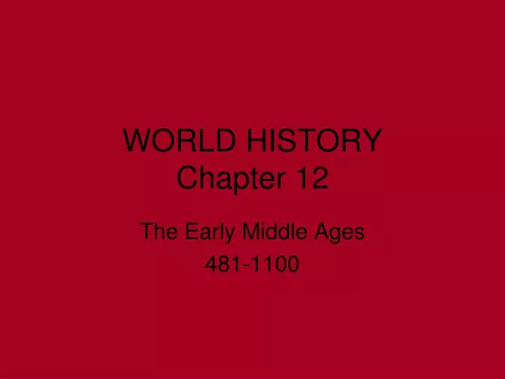 world history chapter 12