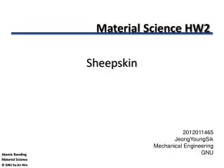 Material Science HW2