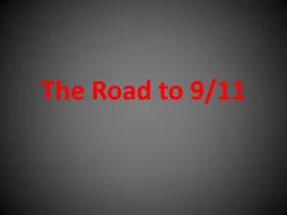 The Road to 9/11