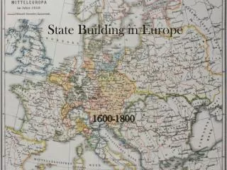 State Building in Europe