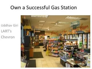 Own a Successful Gas Station