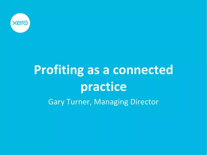 profiting as a connected practice