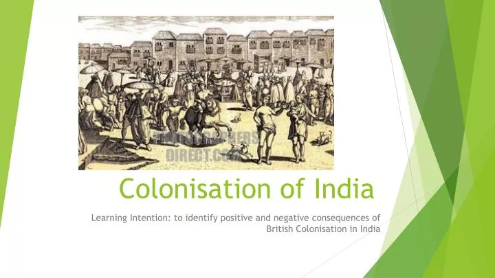 colonisation of india