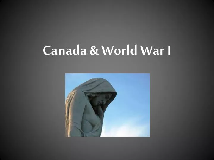 canada world war i