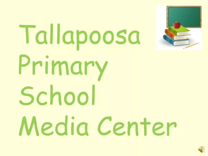 tallapoosa primary school media center