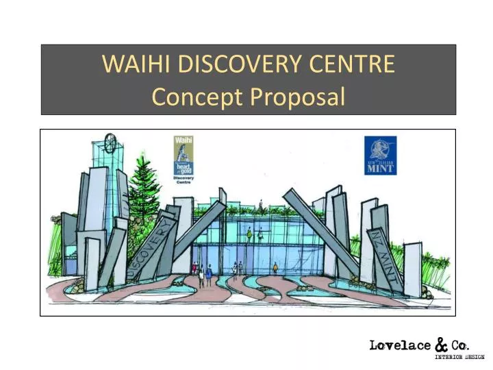 waihi discovery centre concept proposal