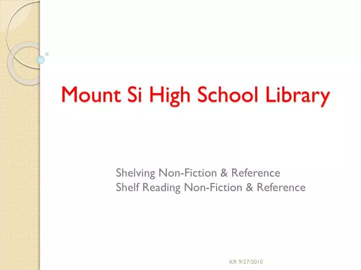 mount si high school library