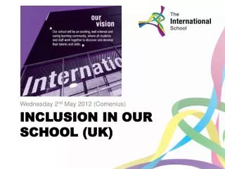 Inclusion in our school (UK)