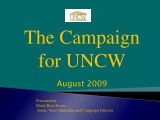 The Campaign for UNCW