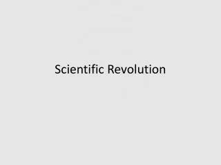 Scientific Revolution