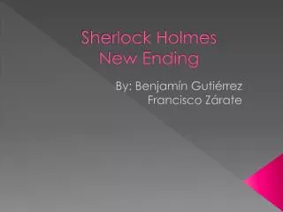 sherlock holmes new ending